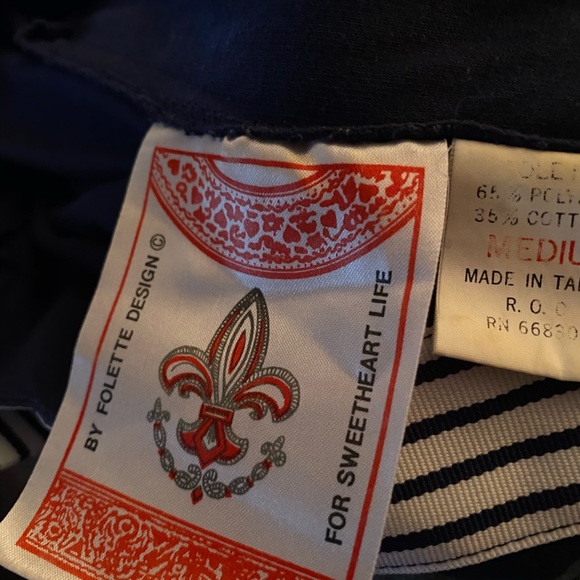 Vintage Navy Wave Sailor Button Up Cardigan Blazer - Picture 13 of 15